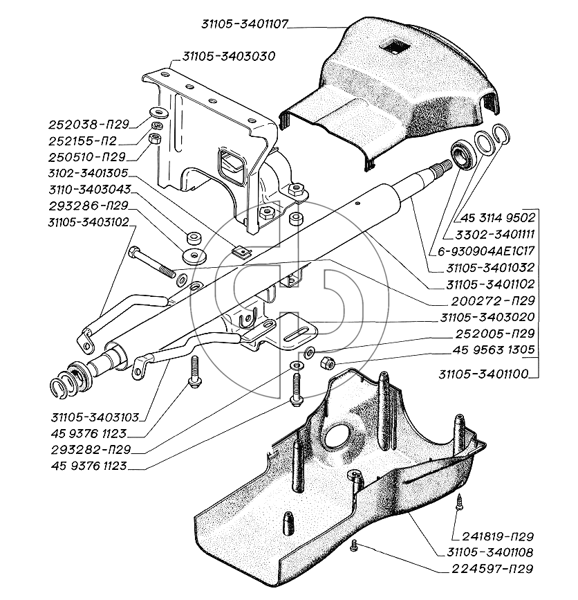 Крепеж Рулевой Колонки Газель 3302 Купить
