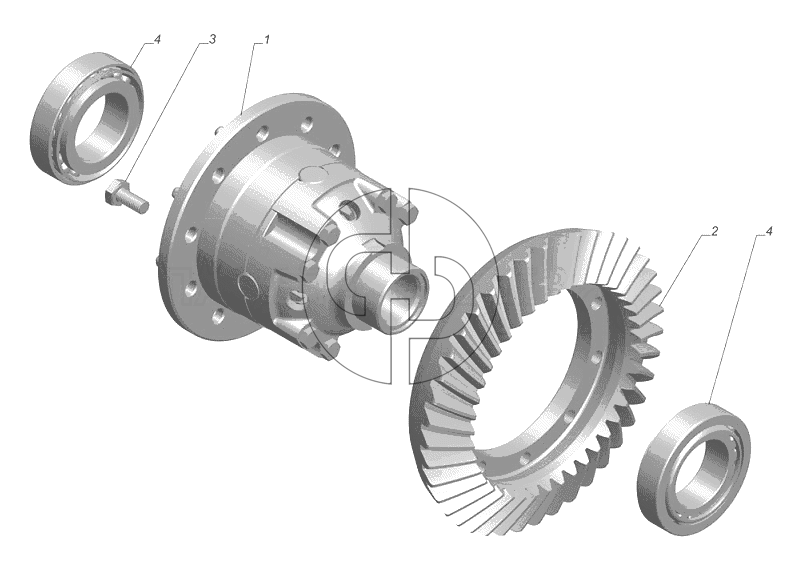 Редуктор заднего моста газ 3302