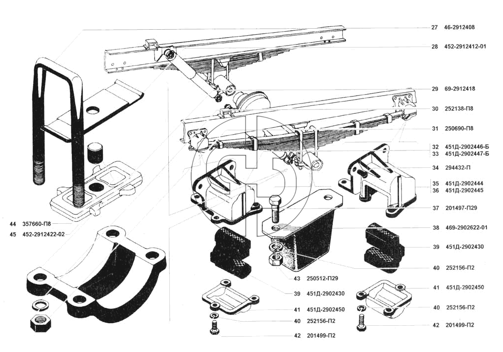 Крепление рессоры уаз патриот схема